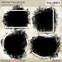 Winter Storybook Photomasks and Frames
