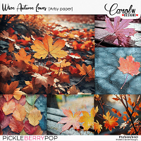 When Autumn Leaves-Artsy paper