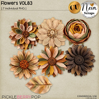 Flowers VOL83 - CU - by Neia Scraps