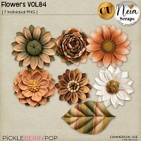 Flowers VOL84 - CU - by Neia Scraps