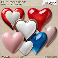 CU Ceramic Hearts