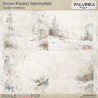 Snow-Kissed Memories Paper Overlays