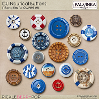 CU Nautical Buttons