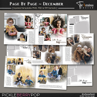 Page By Page Photobook Templates ~ December