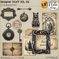 Designer Stuff - VOL 02 - CU - by Neia Scraps