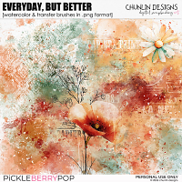 Everyday, but better - watercolor & transfer brushes