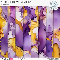 CU Alcohol Ink Papers Vol 32 by Ilonka's Designs