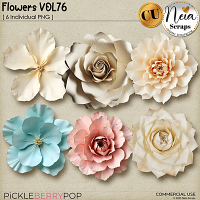 Flowers VOL76 - CU - by Neia Scraps