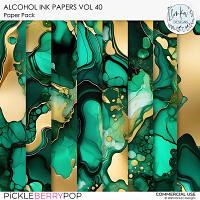 CU Alcohol Ink Papers Vol 40 by Ilonka's Designs 