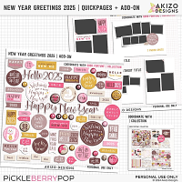 New Year Greetings 2025 | Quickpages + Add-on