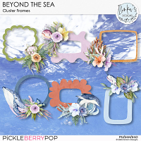 Beyond The Sea Cluster Frames by Ilonka's Designs
