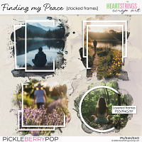 Finding My Peace Stacked Frames