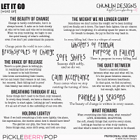 Let It Go - word art 