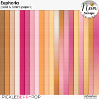 Euphoria - Solid & Ombré Papers - by Neia Scraps