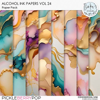 CU Alcohol Ink Papers Vol 24 by Ilonka's Designs