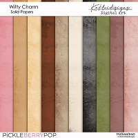 Witty Charm Solid Papers