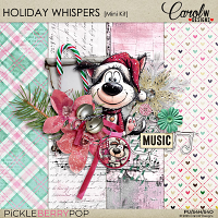 Holiday Whispers: Mini Kit by CarolW Designs