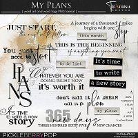 My Plans ~ Word Art