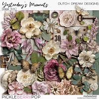 Yesterdays Moments - Page Kit