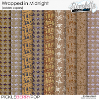 Wrapped in Midnight (addon papers) by Simplette
