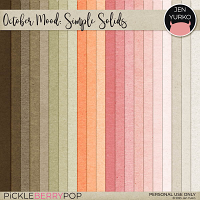 October Mood: Simple Solids