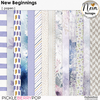 New Beginnings - Papers - by Neia Scraps