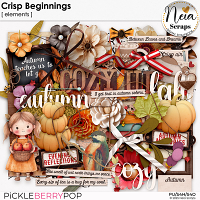 Crisp Beginnings - Elements - by Neia Scraps