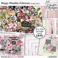 Happy Monthly-{February} Collection+Free Template