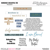 Mundane is beautiful too-WordArt