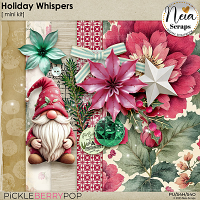 Holiday Whispers: Mini Kit by Neia Scraps