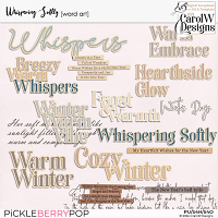 Whispering Softly-Word art