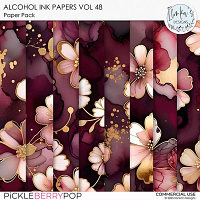 CU Alcohol Ink Papers Vol 48 by Ilonka's Designs
