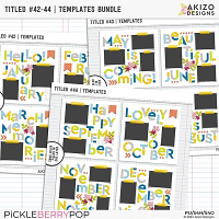 Titled 42-44 | Templates Bundle
