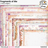 Fragments of Me - Messy Edges - by Neia Scraps