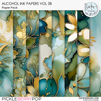 CU Alcohol Ink Papers Vol 38 by Ilonka's Designs