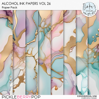 CU Alcohol Ink Papers Vol 26 by Ilonka's Designs 