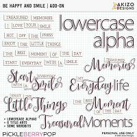 Be Happy And Smile | Add-on