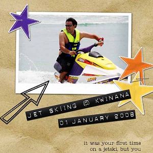 Jetskiing