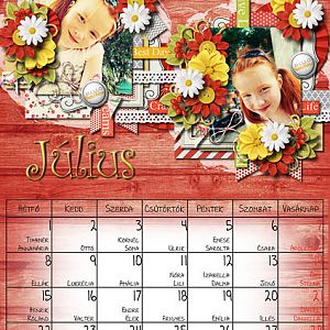 Our July calendar