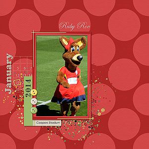 Soccer Mascot - Ruby Roo