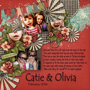 Catie & Olivia, new BFF's