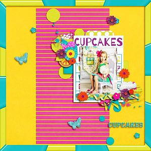 Peace, Love & Cupcake by Seatrout Scraps & Two Tiny Turtles