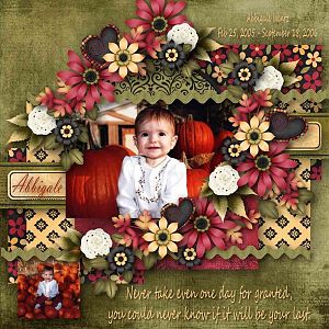 Abbigale - Never take one day for granted