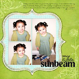 my little {sunbeam}