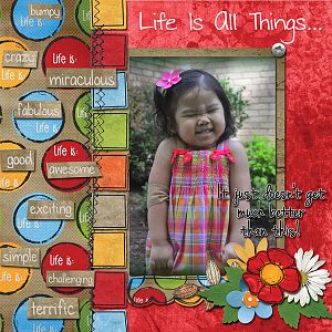 Life is All Things Fusion Collection by Created by Jill