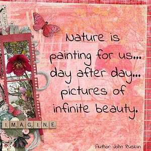 Nature is painting