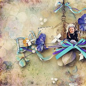 Blue Evenings and Paper Wings by sarahh graphics