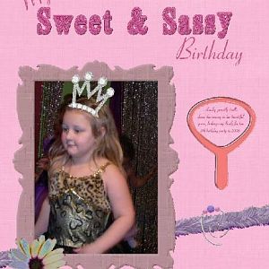 Ainsley's Sweet & Sassy Bday