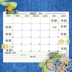 january 2016 calendar