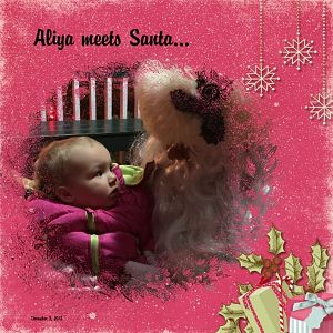 Aliya and Santa